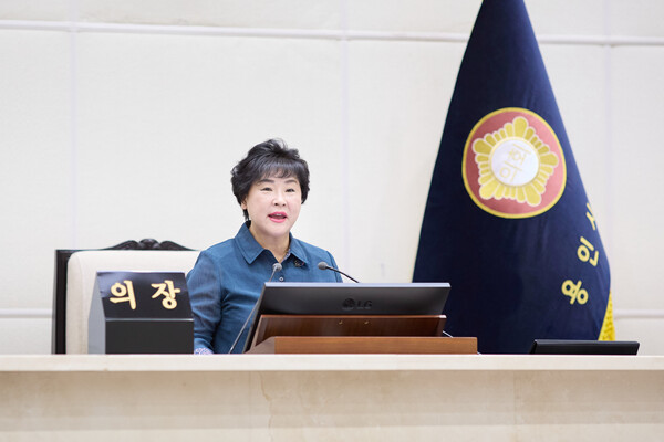 ▲ 용인특례시의회 제10대 전반기 장정순 의장.