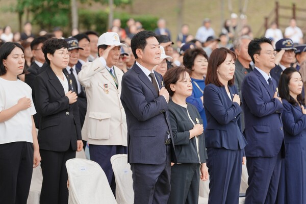 ▲ 오산시, 유엔군 초전기념 및 스미스부대 전몰장병 추도