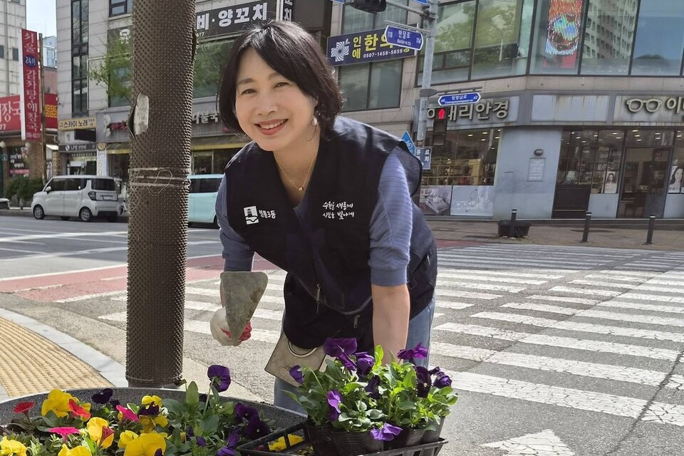 ▲ 더불어민주당 이병숙 경기도의원 후보(수원시 제12선거구, 영통2동,영통3동,망포1동,망포2동). 사진 : 이병숙 후보 측 제공.